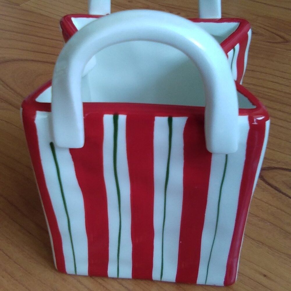 Joshua Maxwell Studio Ceramic Christmas Gift Bag